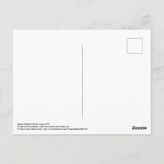 Baum mit Geschenken und Schildkröte Postkarte (Rückseite)