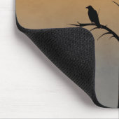 Baum mit Krähen Mousepad (Ecke)