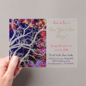 Baum mit mehrfarbigen Blätter 2025 neues Party Acryleinladungen (Insitu (Handheld))