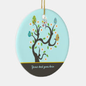 Baum mit Ostereiern und Blume, maßgeschneidert Keramik Ornament (Rechts)