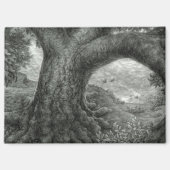 Baum mit Risiko Magnet (Vorderseite)