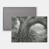 Baum mit Risiko Magnet (Vorderseite/Rückseite)