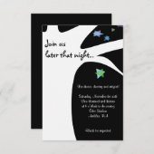 BAUM MIT STARS Bat Mitzvah Einladung (Vorne/Hinten)