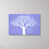 BAUM MIT STARS Jüdischer Hochzeitsplatz Leinwanddruck (Vorderseite)