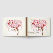 Baum mit Vögeln und Herz Gästebuch (Voll)