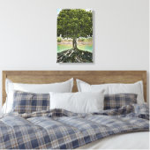 Baum mit Wurzeln durch Wasser Leinwanddruck (Insitu (Schlafzimmer))