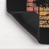 Baum mit Wurzeln - Retro-Natur-Umwelt Mousepad (Ecke)