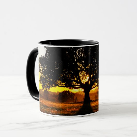 Baum morgens tasse (Vorderseite Links)