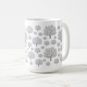 Baum-Muster Kaffeetasse (VorderseiteRechts)