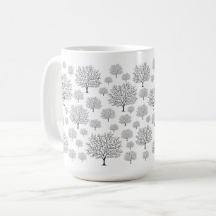 Baum-Muster Kaffeetasse