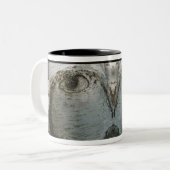 Baum mustert II Zweifarbige Tasse (Vorderseite Links)