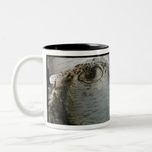 Baum mustert II Zweifarbige Tasse
