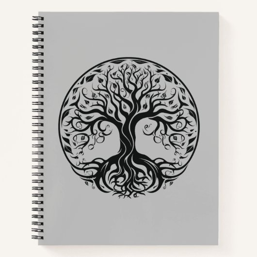 Baum Nature Life Wonder Earth Vector Graphic Notizblock (Vorderseite)