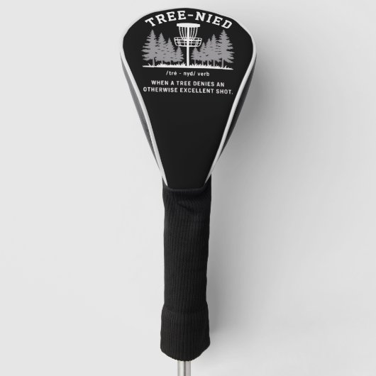 Baum Nied Disc Golf Lustiger Dummer Tree-nied Headcover (Vorderseite)