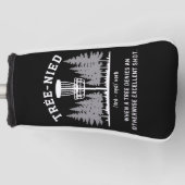 Baum Nied Disc Golf Lustiger Dummer Tree-nied Headcover (Vorderseite)
