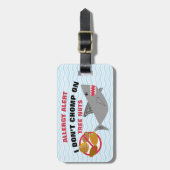 Baum-Nuss-Allergie-Alarm-Haifisch-Umbau für Gepäckanhänger (Vorderseite vertikal)