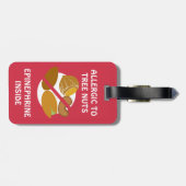 Baum-Nuss-Allergie-Alarm-Hummel-Bienen-Umbau Gepäckanhänger (Rückseite horizontal)