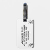 Baum-oberster abstrakter Gepäck-Umbau Gepäckanhänger (Rückseite vertikal)