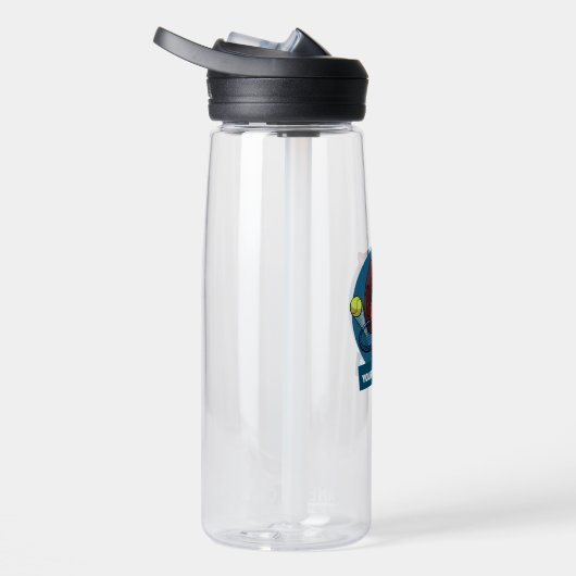 Baum- oder Edelmarder mit individuellem Text auf e Trinkflasche (Rechts)