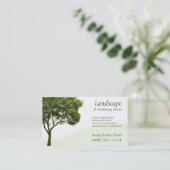 Baum-oder Rasen-Sorgfalt-Visitenkarte Visitenkarte (Stehend Vorderseite)