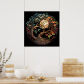 Baum of Life AI Art Poster (Küche)