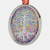 Baum of Life New Beginnings Amelia Carrie Ornament Aus Metall (Links)