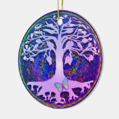 Baum of Life New Beginnings Lila Amelia Carrie Keramik Ornament (Links)