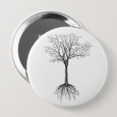 Baum ohne Blätter Button (Vorne & Hinten)