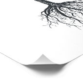 Baum ohne Blätter Fotodruck (Ecke)