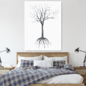 Baum ohne Blätter Leinwanddruck (Insitu (Schlafzimmer))