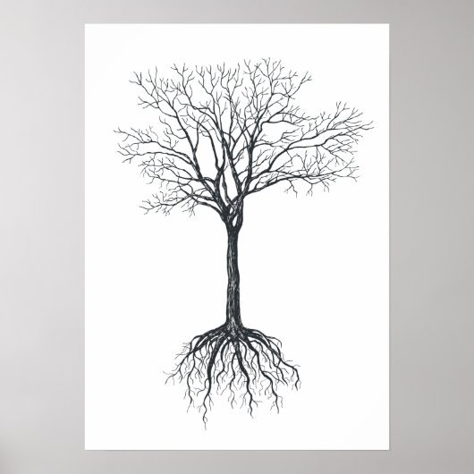 Baum ohne Blätter Poster (Vorne)