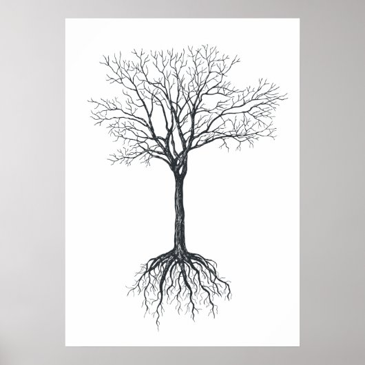 Baum ohne Blätter Poster (Vorne)