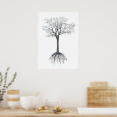 Baum ohne Blätter Poster (Küche)