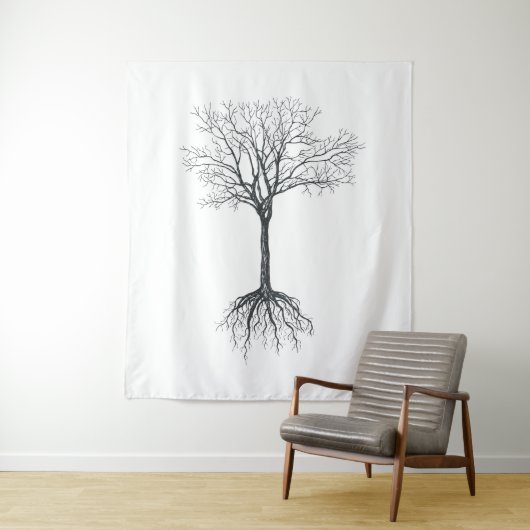 Baum ohne Blätter Wandteppich (Beispiel)