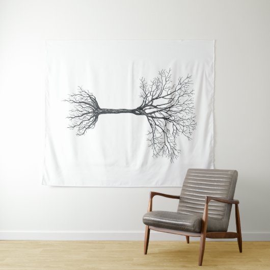 Baum ohne Blätter Wandteppich (Beispiel (Horizontal))