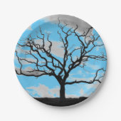 Baum Pappteller (Vorderseite)