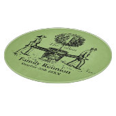 Baum-Personalisierte Wiedersehen-Schneidebrett Schneidebrett (Ecke)