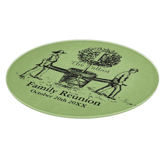 Baum-Personalisierte Wiedersehen-Schneidebrett Schneidebrett (Ecke)