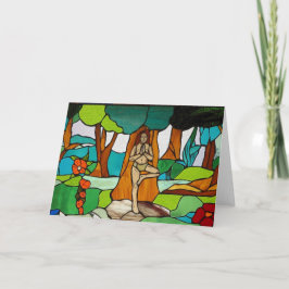 Baum-Pose-Anmerkungs-Karte Karte