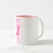 Baum-Pose Zweifarbige Tasse (VorderseiteRechts)