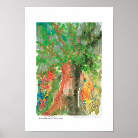 Baum Poster (Vorne)