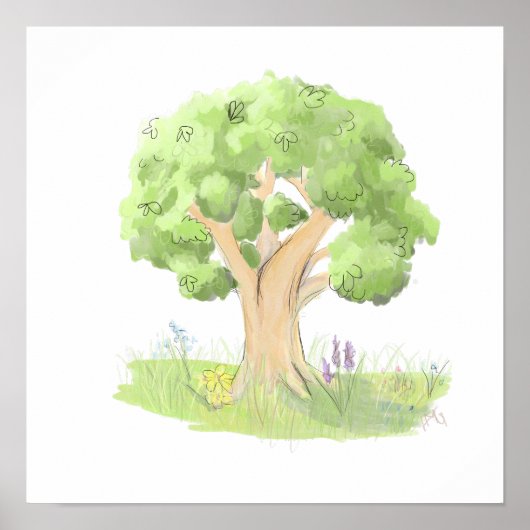 Baum Poster (Vorne)