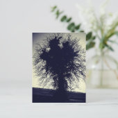 Baum Postkarte (Stehend Vorderseite)