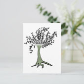 Baum Postkarte (Stehend Vorderseite)
