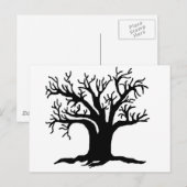 Baum Postkarte (Vorne/Hinten)