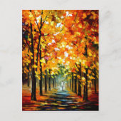 Baum Postkarte (Vorderseite)