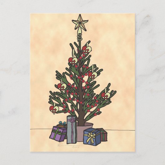 Baum, Postkarte (Vorderseite)