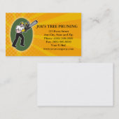 Baum Pruner Baum-Chirurg-Baumzüchter-Visitenkarte Visitenkarte (Vorne/Hinten)