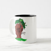 Baum-Punk-Tasse Zweifarbige Tasse (Vorderseite Links)