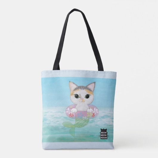 Baum Purrmaids mit einer Kalikokatze Tasche (Rückseite)